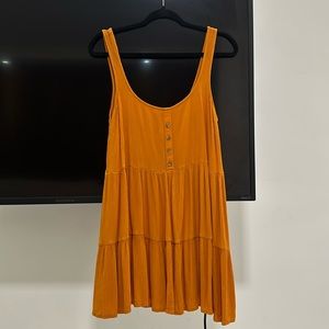 Orange comforter dress